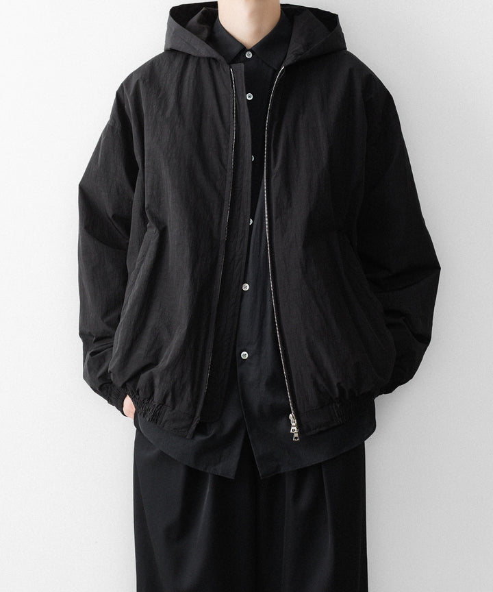ssstein(シュタイン)のWINDPROOF NYLON PADDED HOOD JACKET - BLACKの公式通販サイトsession福岡セレクトショップ
