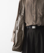 画像をギャラリービューアに読み込む, ssstein(シュタイン)のGOAT LEATHER SHOULDER BAG - OLIVEの公式通販サイトsession福岡セレクトショップ
