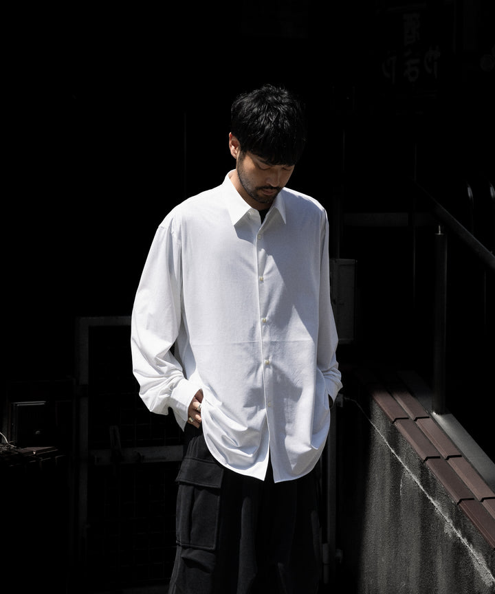 【KANEMASA PHIL.】46G MODEST SHIRT - WHITE