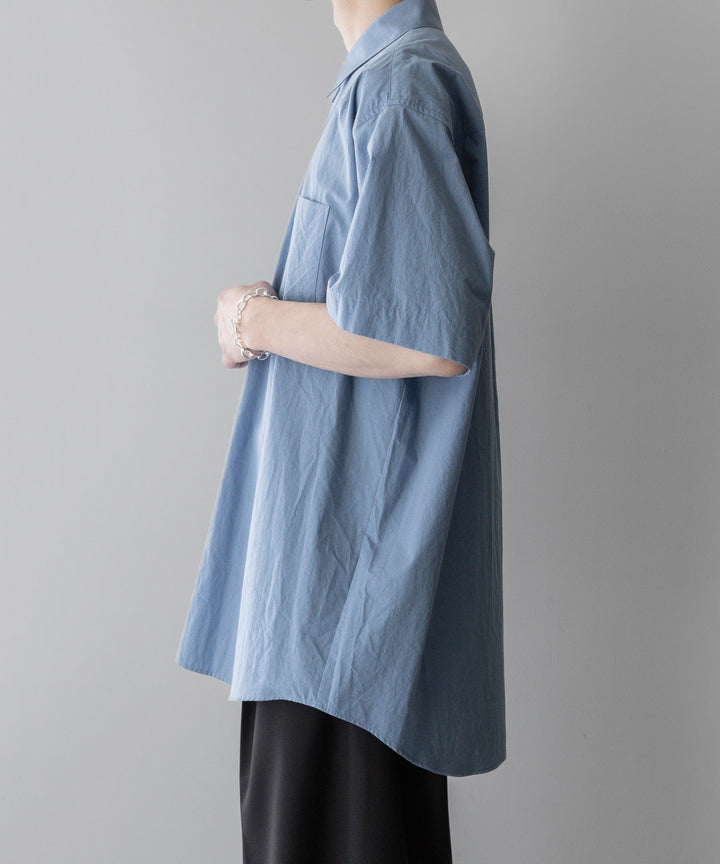 ssstein stein シュタインのOVERSIZED SS SHIRT - BLUEの公式通販サイト sessionセッション福岡セレクトショップ
