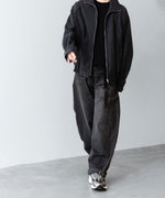 画像をギャラリービューアに読み込む, 【ssstein】WOOL SILK KNIT CREW NECK LS - BLACK
