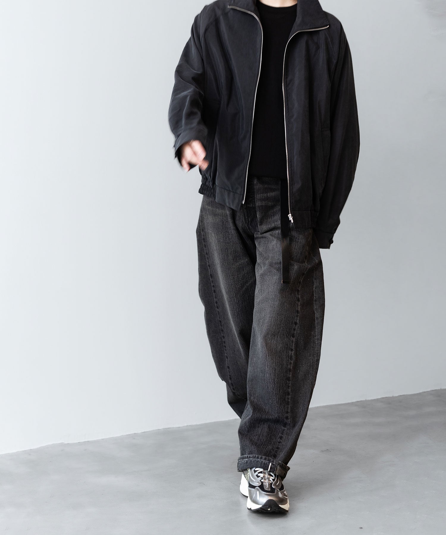 ssstein(シュタイン)の24AWコレクション DEFORMATION WIDE DENIM JEANS - BLACK 公式通販サイトsession福岡セレクトショップ