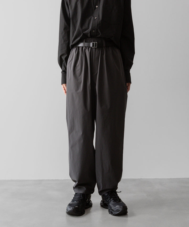 ssstein(シュタイン)の24AWコレクション WINDBREAKER EASY WIDE TROUSERS - CHARCOAL 公式通販サイトsession福岡セレクトショップ