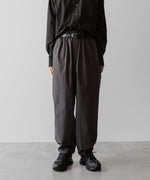 画像をギャラリービューアに読み込む, ssstein(シュタイン)の24AWコレクション WINDBREAKER EASY WIDE TROUSERS - CHARCOAL 公式通販サイトsession福岡セレクトショップ
