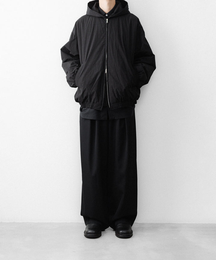 ssstein(シュタイン)のWINDPROOF NYLON PADDED HOOD JACKET - BLACKの公式通販サイトsession福岡セレクトショップ