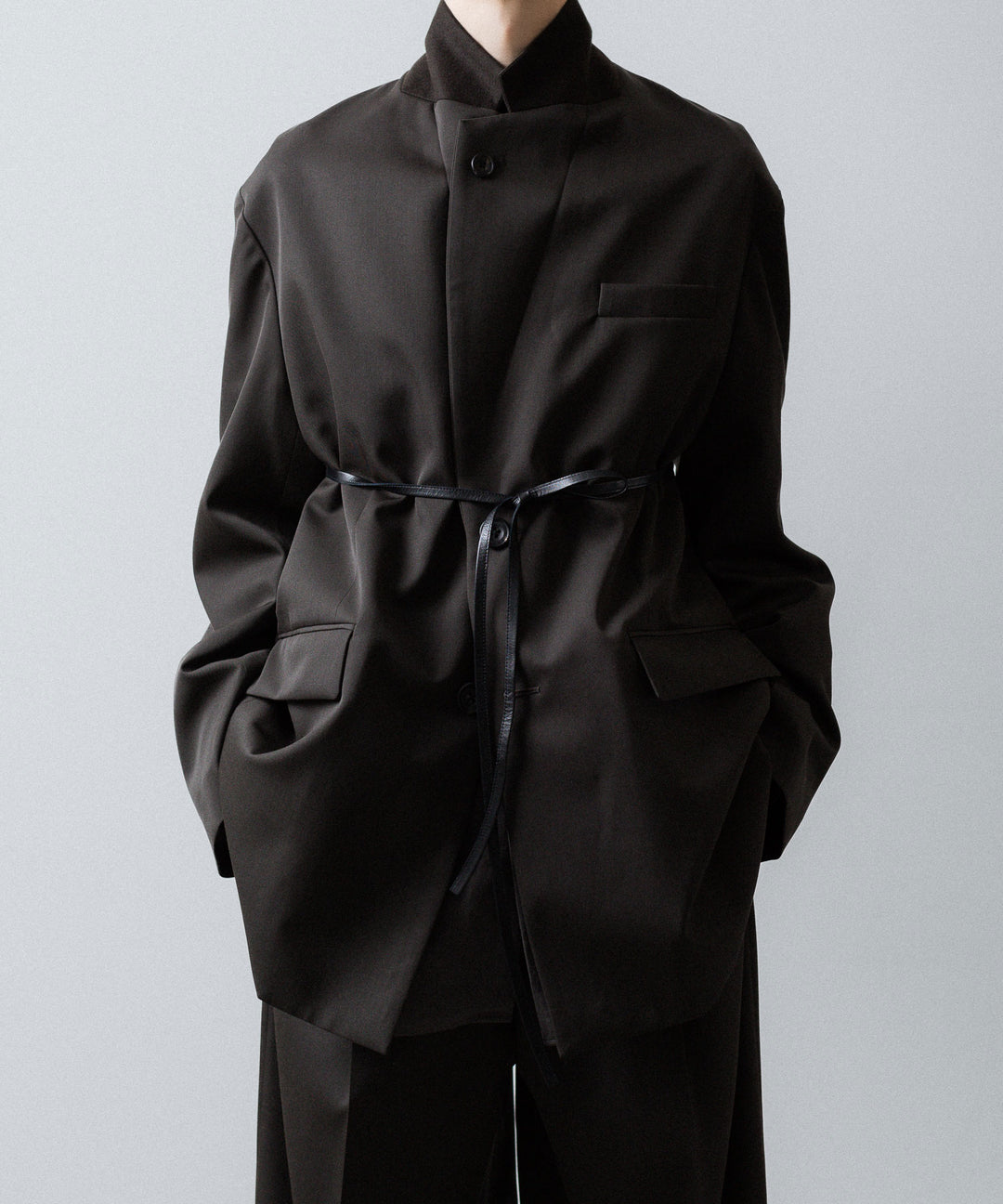 ssstein(シュタイン)のOVERSIZED SINGLE BREASTED LONG JACKET - GREY KHAKIの公式通販サイトsession福岡セレクトショップ