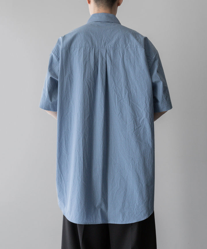 ssstein stein シュタインのOVERSIZED SS SHIRT - BLUEの公式通販サイト sessionセッション福岡セレクトショップ
