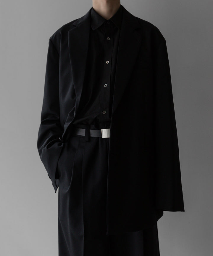 stein(シュタイン)の24SSコレクションLONG WIDE TROUSERS のBLACK