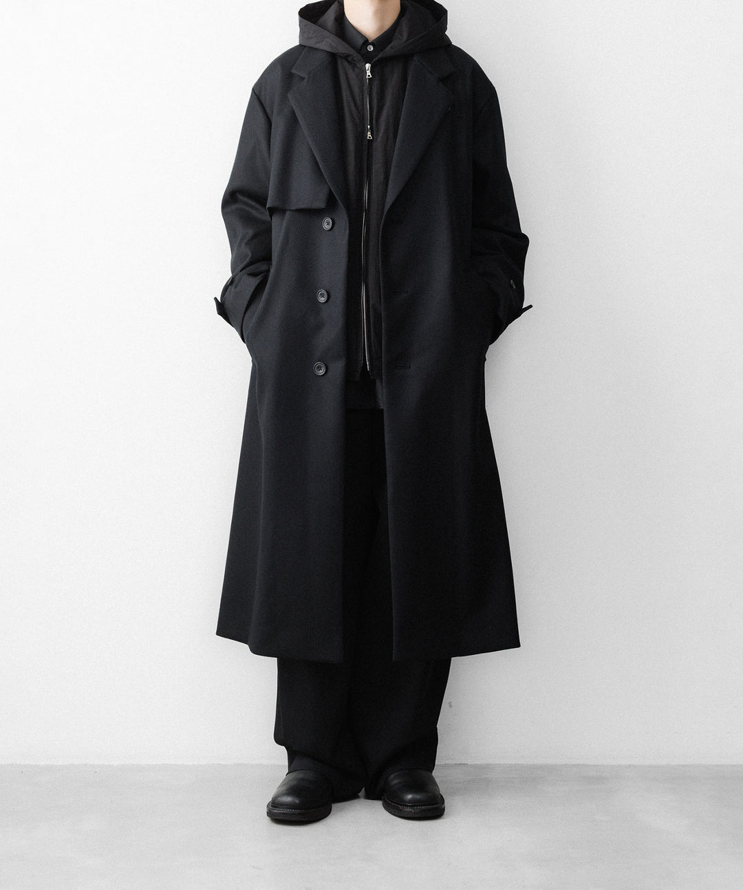 ssstein(シュタイン)のWINDPROOF NYLON PADDED HOOD JACKET - BLACKの公式通販サイトsession福岡セレクトショップ