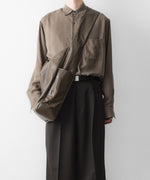 画像をギャラリービューアに読み込む, ssstein(シュタイン)のGOAT LEATHER SHOULDER BAG - OLIVEの公式通販サイトsession福岡セレクトショップ
