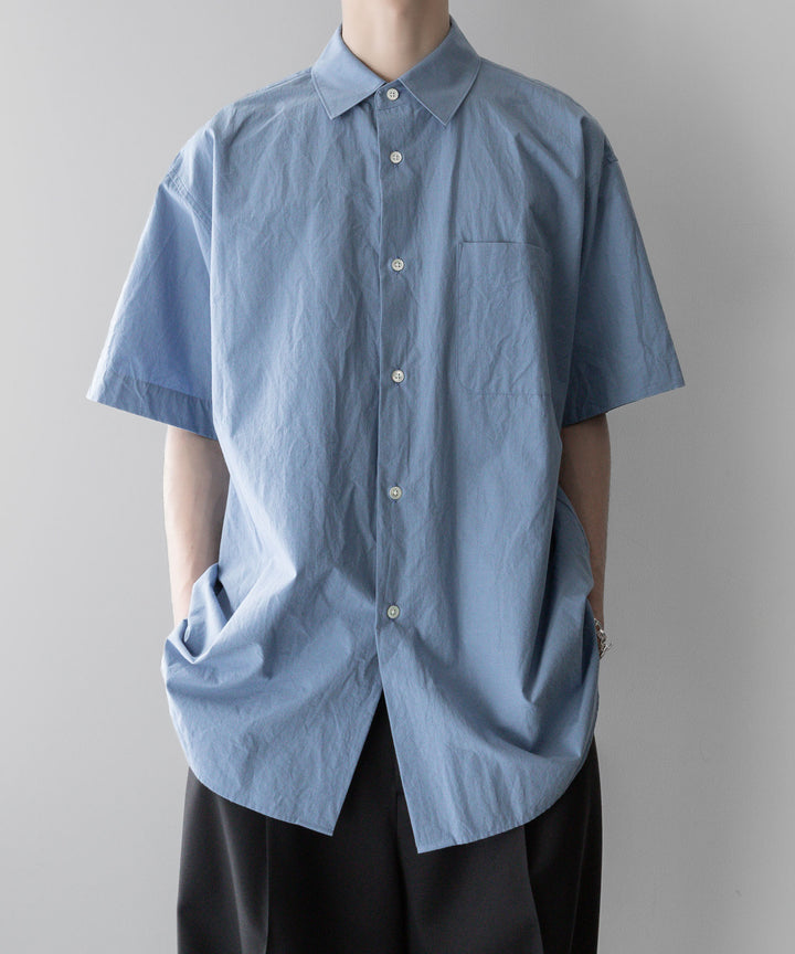 ssstein stein シュタインのOVERSIZED SS SHIRT - BLUEの公式通販サイト sessionセッション福岡セレクトショップ 