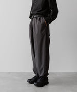 画像をギャラリービューアに読み込む, ssstein(シュタイン)の24AWコレクション WINDBREAKER EASY WIDE TROUSERS - CHARCOAL 公式通販サイトsession福岡セレクトショップ
