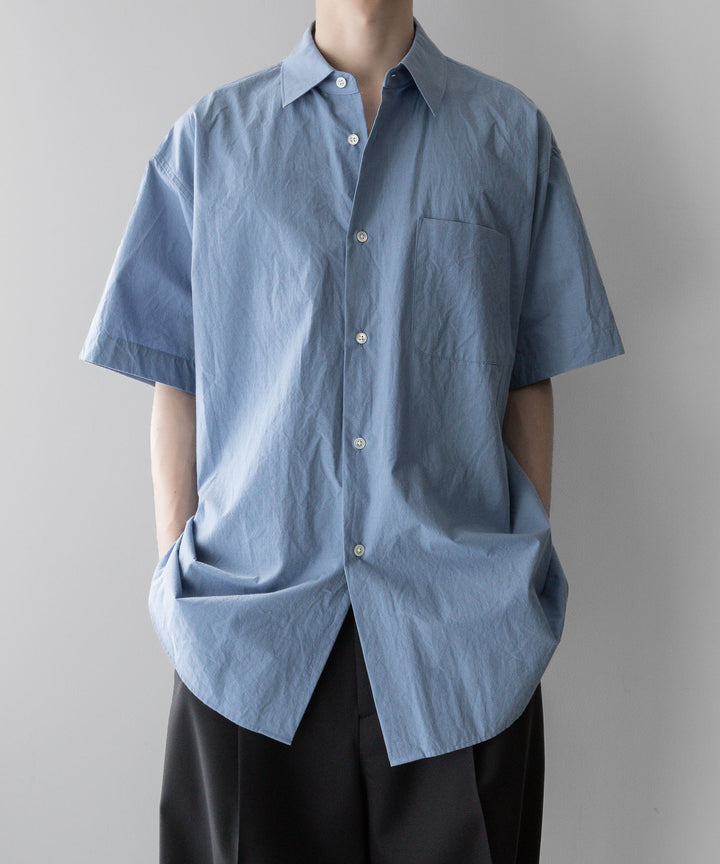 ssstein stein シュタインのOVERSIZED SS SHIRT - BLUEの公式通販サイト sessionセッション福岡セレクトショップ