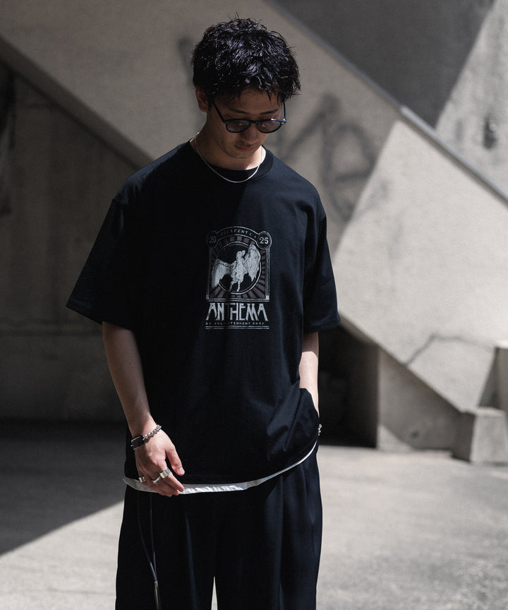 【ANTHEM A】ANTHEM A BAND T-SHIRT - BLACK