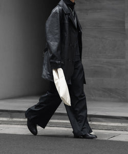 パンツ SUBLATIONS SUPER140 STUCK BAGGY TROUSERS SUPER140 3TUCK BAGGY TROUSERS .14【BLACK】 – SUBLATIONS