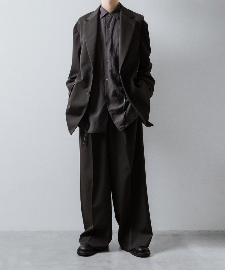 ssstein(シュタイン)のOVERSIZED SINGLE BREASTED LONG JACKET - GREY KHAKIの公式通販サイトsession福岡セレクトショップ