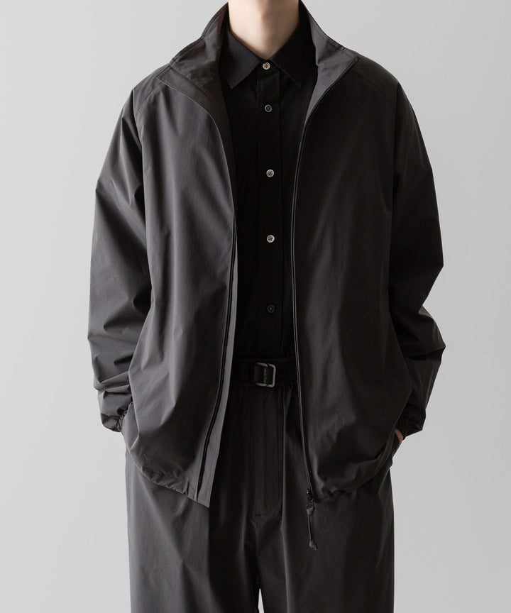 ssstein(シュタイン)の24AWコレクション WINDBREAKER STAND COLLAR JACKET - CHARCOAL 公式通販サイトsession福岡セレクトショップ