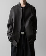 画像をギャラリービューアに読み込む, ssstein(シュタイン)の24AWコレクション MELTON STADIUM JACKET - GREY KHAKI 公式通販サイトsession福岡セレクトショップ
