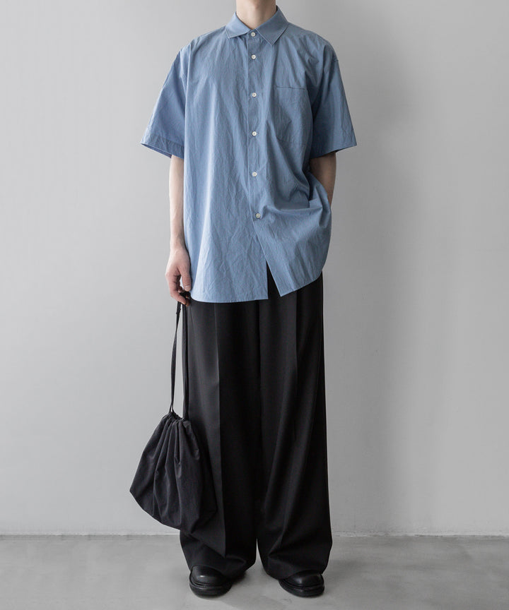 ssstein stein シュタインのOVERSIZED SS SHIRT - BLUEの公式通販サイト sessionセッション福岡セレクトショップ