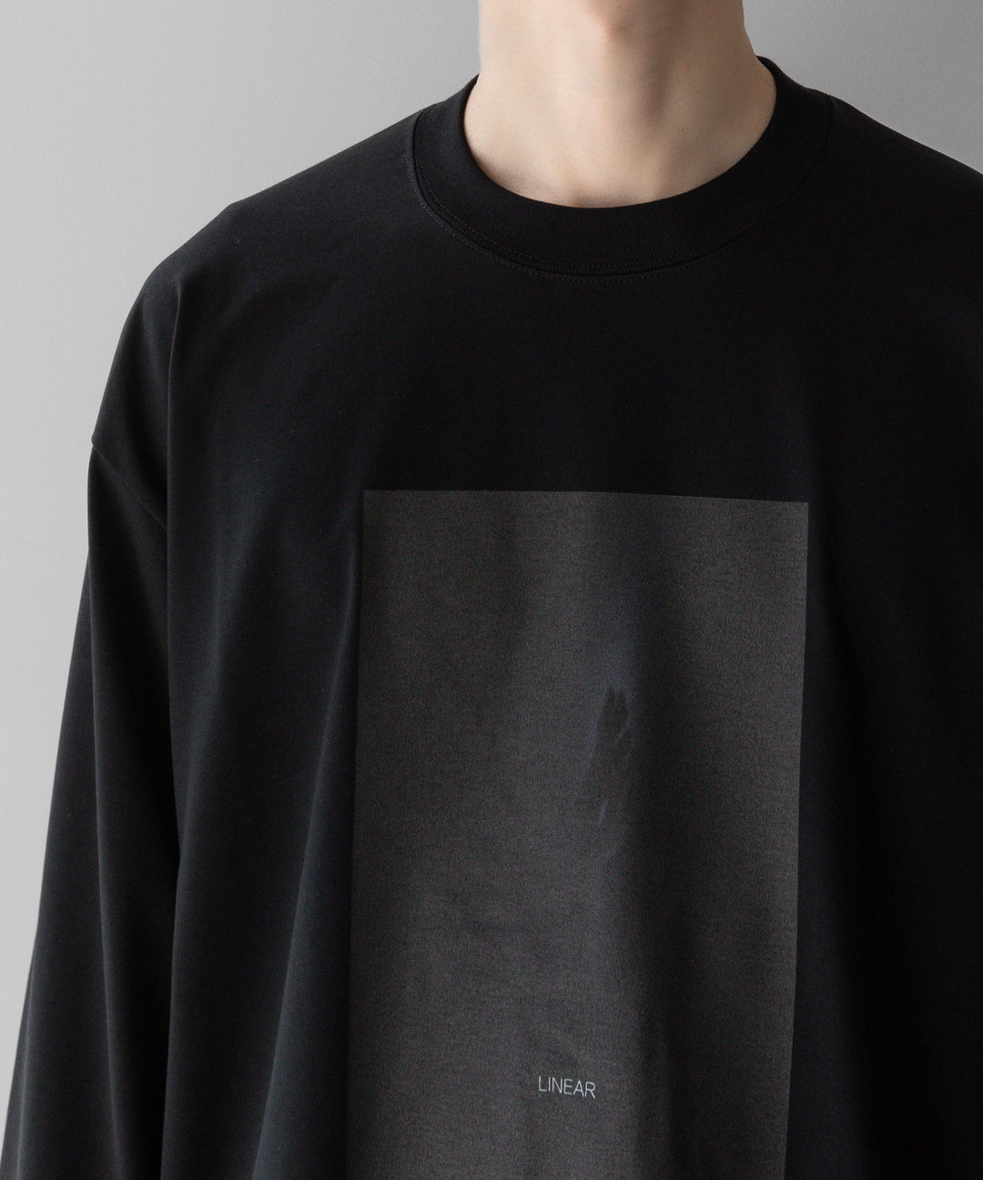 【stein】ssstein シュタインのOVERSIZED LONG SLEEVE TEE [ LINEAR ] - BLACK公式通販サイトsession福岡セレクトショップ