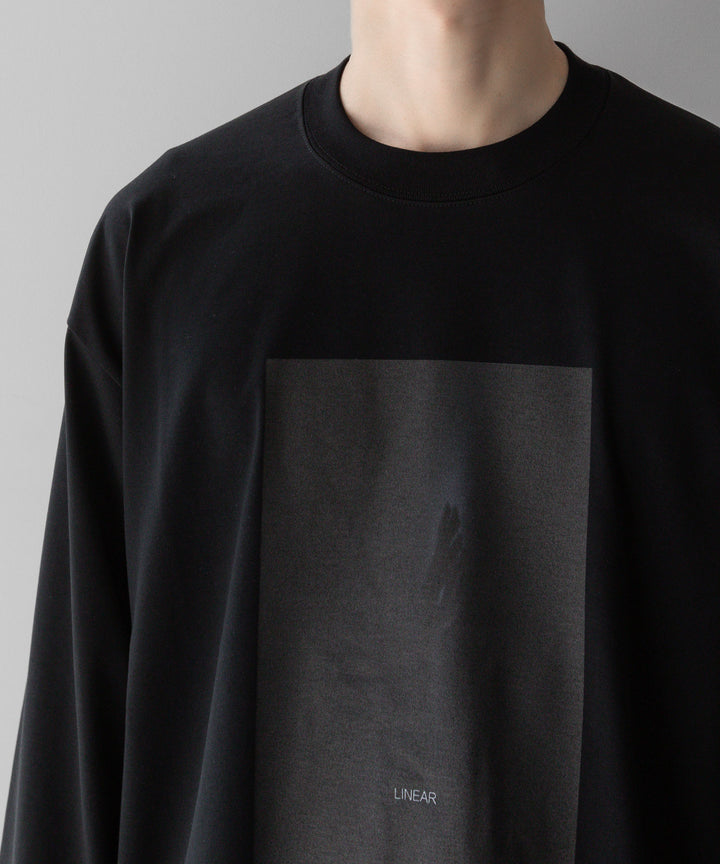 【stein】ssstein シュタインのOVERSIZED LONG SLEEVE TEE [ LINEAR ] - BLACK公式通販サイトsession福岡セレクトショップ