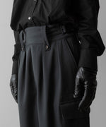 画像をギャラリービューアに読み込む, SUBLATIONS サブレーションズのHEAVY WOOL GABARDINE GURKHA CARGO PANTS - SLATE GREYの公式通販サイトsession福岡セレクトショップ
