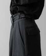 画像をギャラリービューアに読み込む, SUBLATIONS サブレーションズのHEAVY WOOL GABARDINE GURKHA CARGO PANTS - SLATE GREYの公式通販サイトsession福岡セレクトショップ
