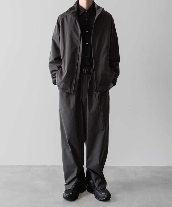 ssstein(シュタイン)の24AWコレクション WINDBREAKER STAND COLLAR JACKET - CHARCOAL 公式通販サイトsession福岡セレクトショップ