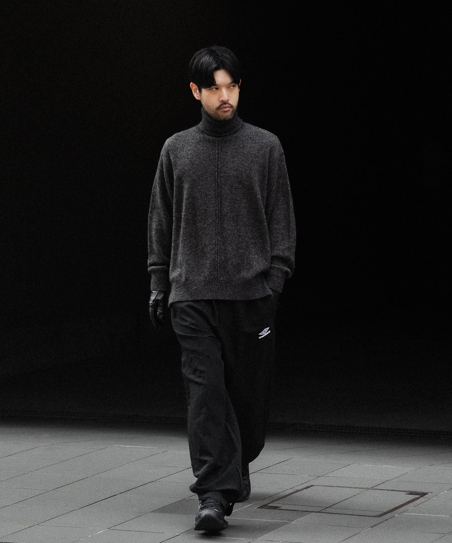 ssstein(シュタイン)のWOOL/ALPACA KNIT LOOSE TURTLE NECK PO - CHARCOALの公式通販サイトsession福岡セレクトショップ