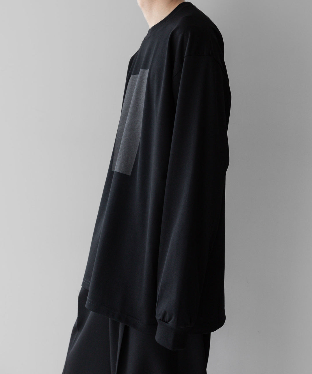 【stein】ssstein シュタインのOVERSIZED LONG SLEEVE TEE [ LINEAR ] - BLACK公式通販サイトsession福岡セレクトショップ