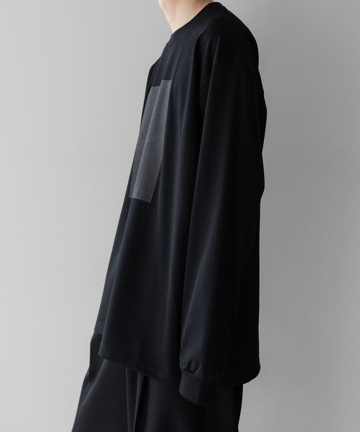 【stein】ssstein シュタインのOVERSIZED LONG SLEEVE TEE [ LINEAR ] - BLACK公式通販サイトsession福岡セレクトショップ