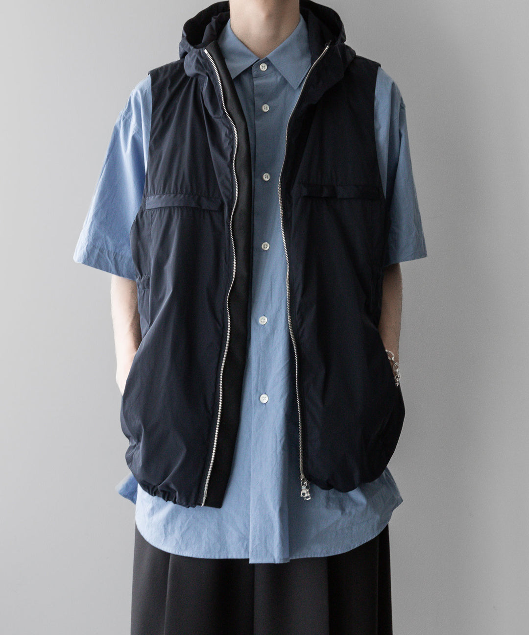 ssstein stein シュタインのOVERSIZED SS SHIRT - BLUEの公式通販サイト sessionセッション福岡セレクトショップ