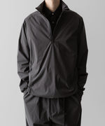 画像をギャラリービューアに読み込む, ssstein(シュタイン)の24AWコレクション WINDBREAKER NYLON HALF ZIP PULLOVER - CHARCOAL 公式通販サイトsession福岡セレクトショップ
