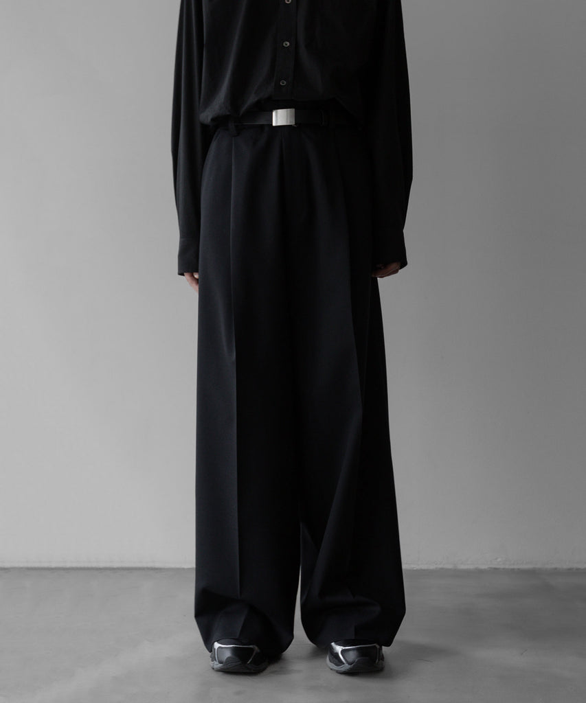 ssstein / シュタイン】EXTRA WIDE TROUSERS - BLACK | 公式通販サイト