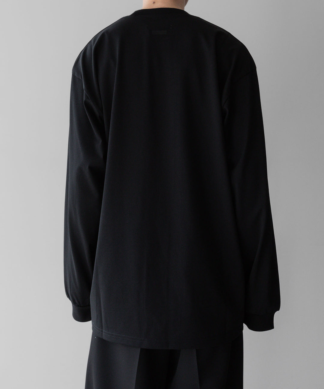 【stein】ssstein シュタインのOVERSIZED LONG SLEEVE TEE [ LINEAR ] - BLACK公式通販サイトsession福岡セレクトショップ