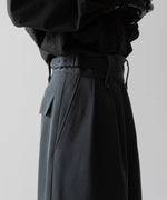 画像をギャラリービューアに読み込む, SUBLATIONS サブレーションズのHEAVY WOOL GABARDINE GURKHA CARGO PANTS - SLATE GREYの公式通販サイトsession福岡セレクトショップ
