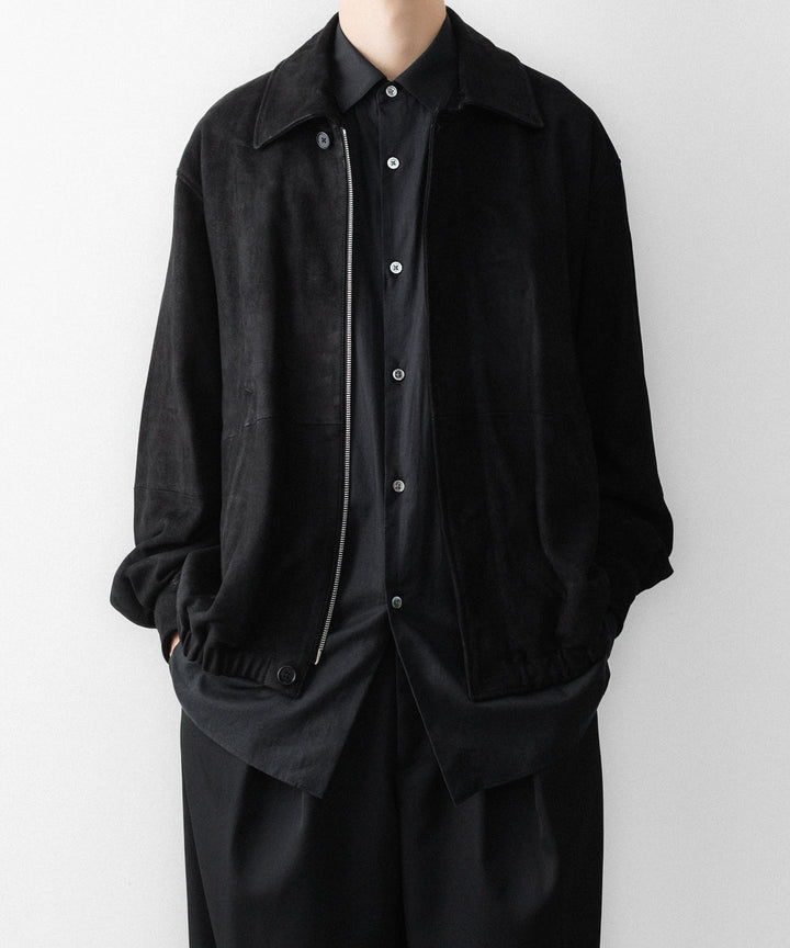 ssstein(シュタイン)のGOAT SUEDE ZIP JACKET - BLACKの公式通販サイトsession福岡セレクトショップ