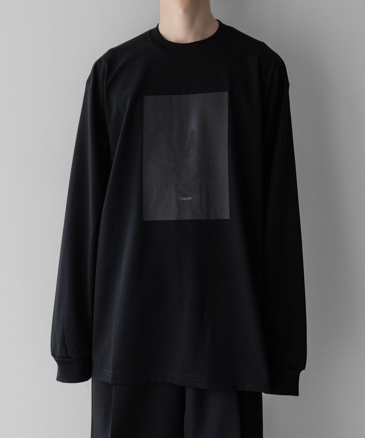 【stein】ssstein シュタインのOVERSIZED LONG SLEEVE TEE [ LINEAR ] - BLACK公式通販サイトsession福岡セレクトショップ