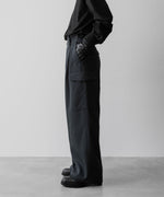 画像をギャラリービューアに読み込む, SUBLATIONS サブレーションズのHEAVY WOOL GABARDINE GURKHA CARGO PANTS - SLATE GREYの公式通販サイトsession福岡セレクトショップ
