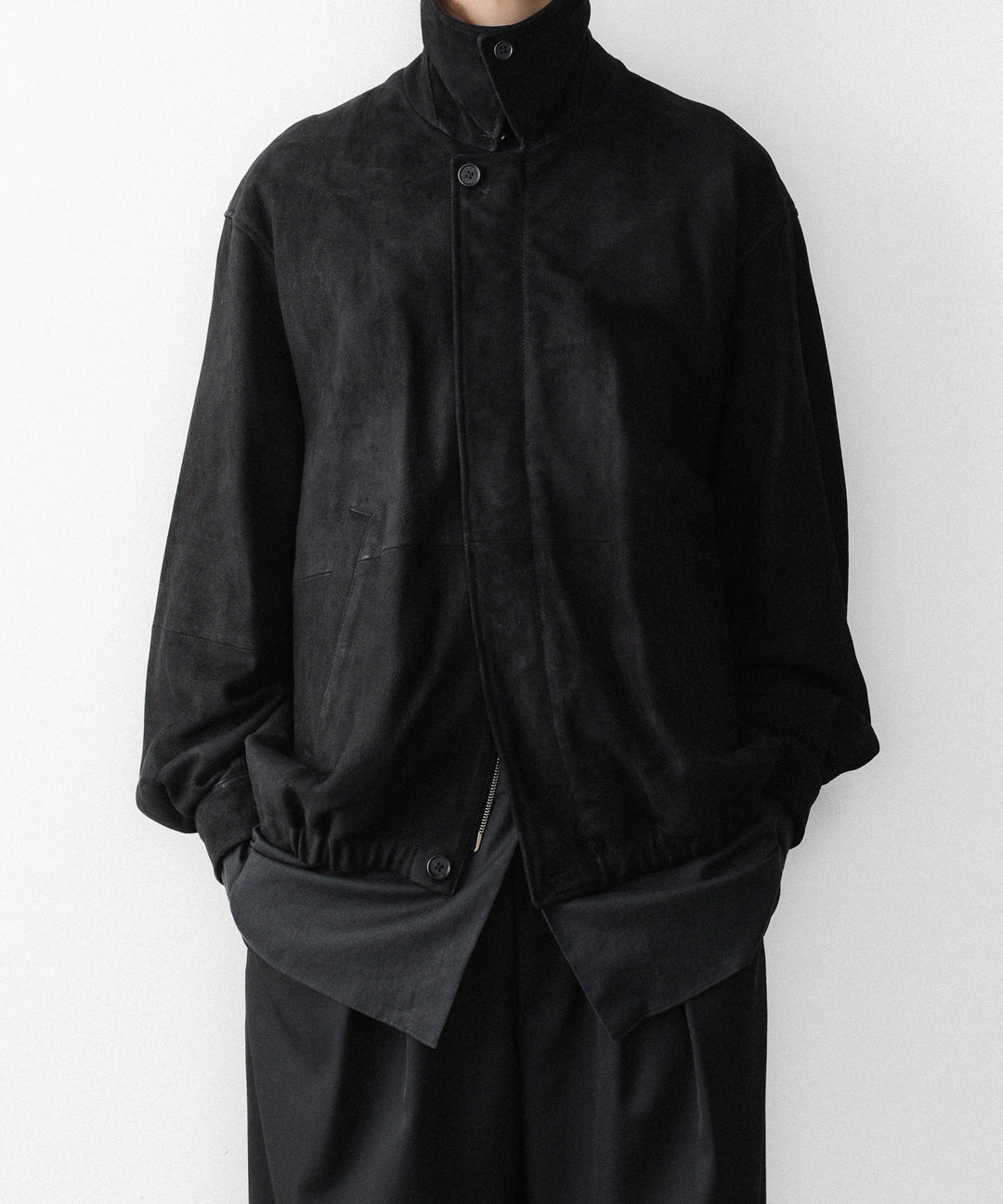 ssstein(シュタイン)のGOAT SUEDE ZIP JACKET - BLACKの公式通販サイトsession福岡セレクトショップ