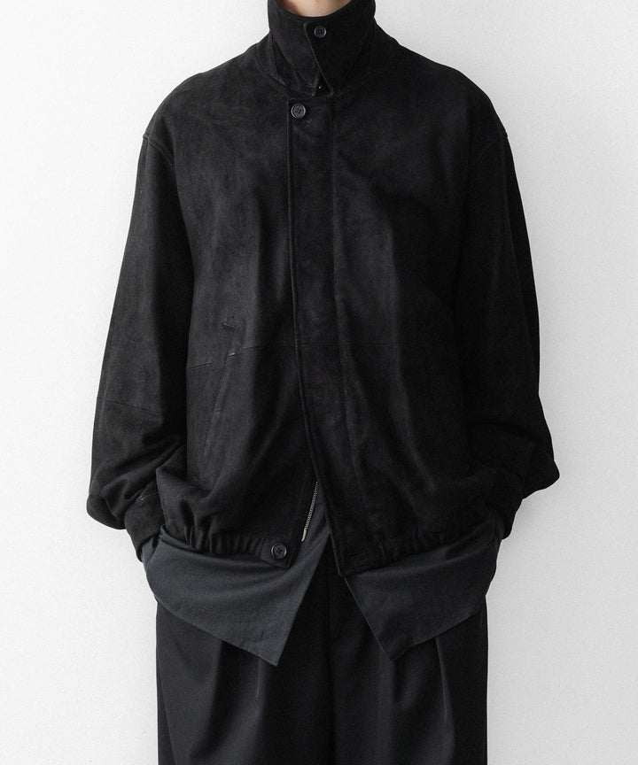 ssstein(シュタイン)のGOAT SUEDE ZIP JACKET - BLACKの公式通販サイトsession福岡セレクトショップ
