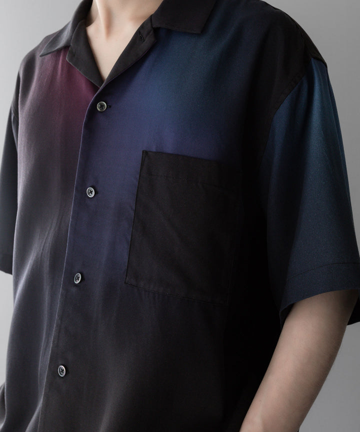 ssstein stein(シュタイン)の24SSコレクションOVERSIZED TENCEL OPEN COLLAR SS SHIRTのGRADATION公式通販サイトsession福岡セレクトショップ