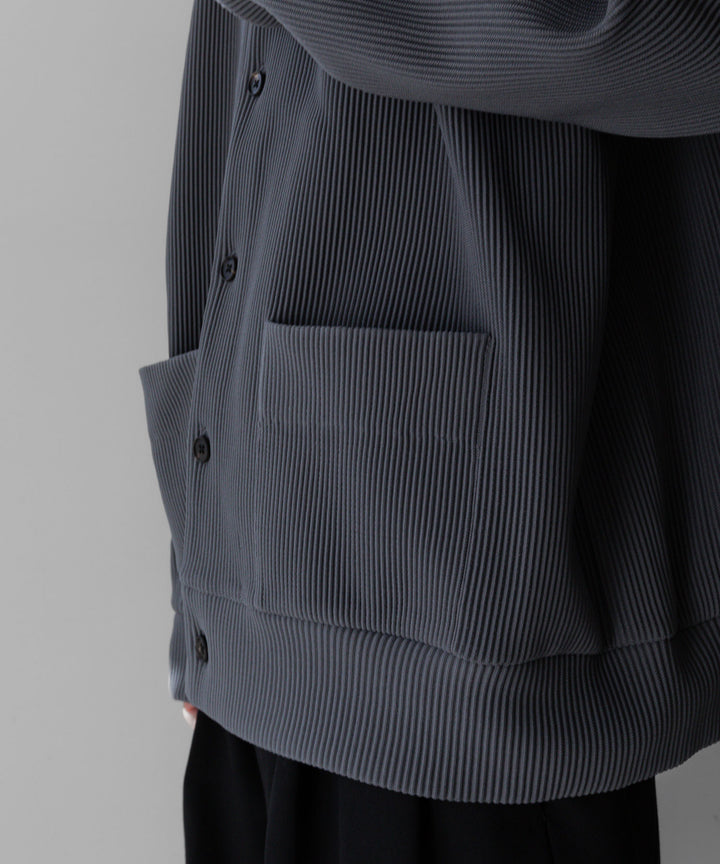 【stein】GRADATION PLEATS CARDIGAN - N.GREY シュタイン 23ss sessionセッション福岡セレクトショップ 公式通販サイト