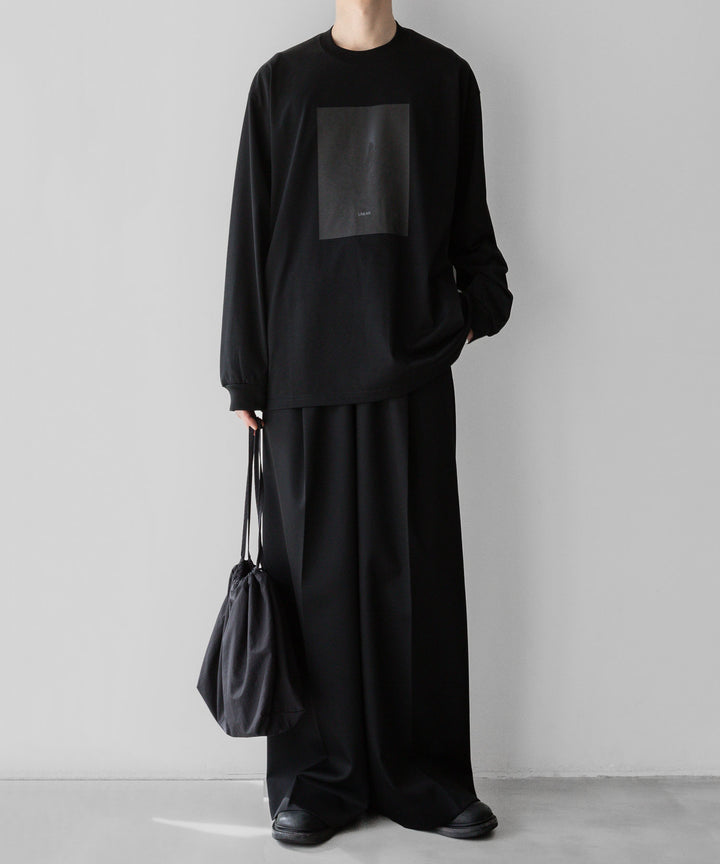 【stein】ssstein シュタインのOVERSIZED LONG SLEEVE TEE [ LINEAR ] - BLACK公式通販サイトsession福岡セレクトショップ