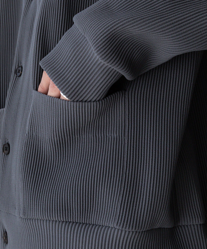 【stein】GRADATION PLEATS CARDIGAN - N.GREY シュタイン 23ss sessionセッション福岡セレクトショップ 公式通販サイト