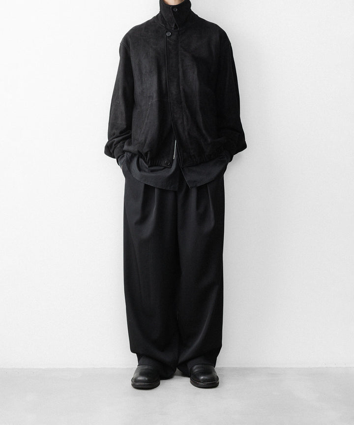ssstein(シュタイン)のGOAT SUEDE ZIP JACKET - BLACKの公式通販サイトsession福岡セレクトショップ
