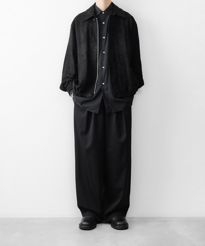 ssstein(シュタイン)のGOAT SUEDE ZIP JACKET - BLACKの公式通販サイトsession福岡セレクトショップ