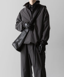 ssstein(シュタイン)の24AWコレクション WINDBREAKER NYLON HALF ZIP PULLOVER - CHARCOAL 公式通販サイトsession福岡セレクトショップ