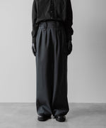 画像をギャラリービューアに読み込む, SUBLATIONS サブレーションズのHEAVY WOOL GABARDINE GURKHA CARGO PANTS - SLATE GREYの公式通販サイトsession福岡セレクトショップ
