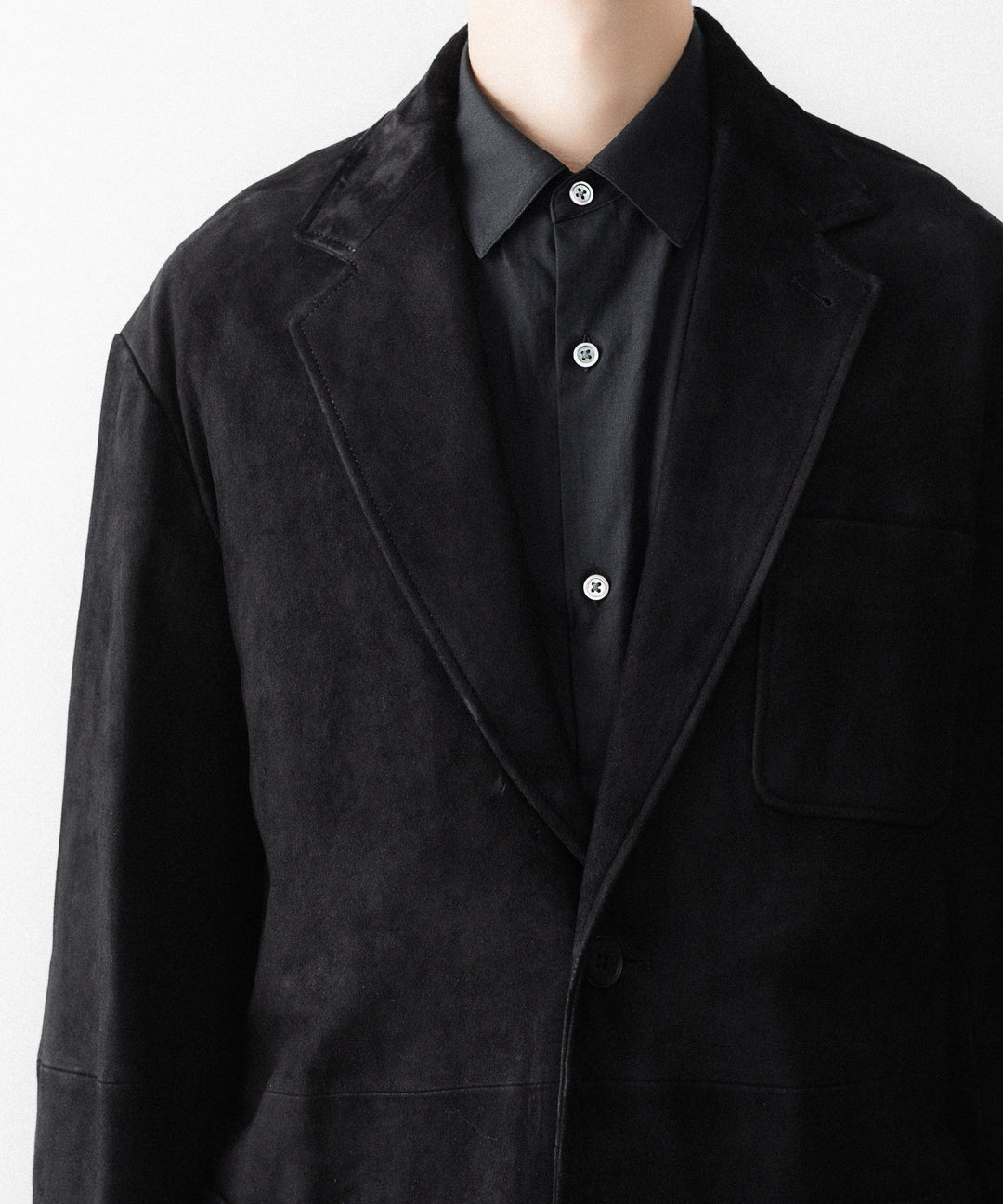 ssstein(シュタイン)のGOAT SUEDE BLAZER - BLACKの公式通販サイトsession福岡セレクトショップ